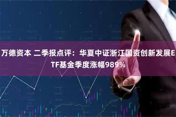 万德资本 二季报点评：华夏中证浙江国资创新发展ETF基金季度涨幅989%